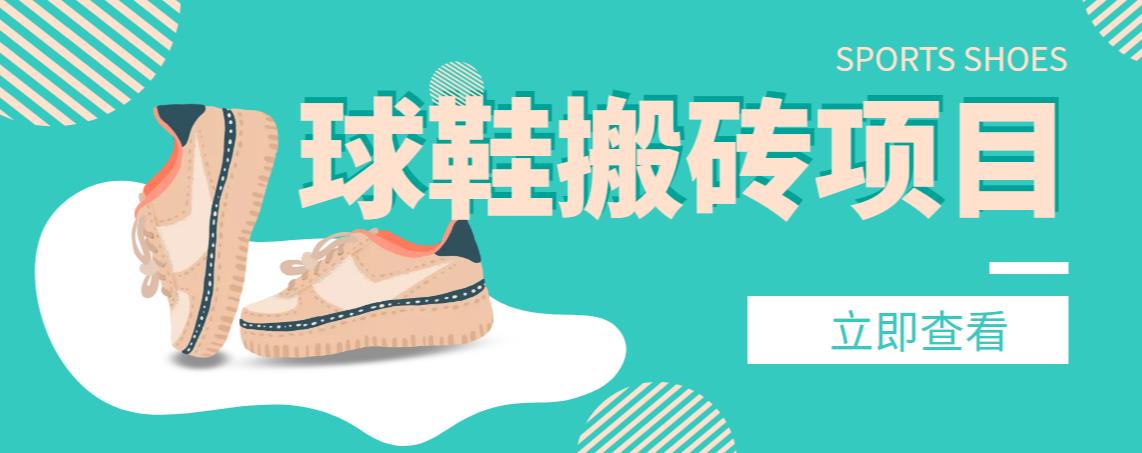 【搬砖必备】外面收费998的球鞋搬砖项目，月入轻松5000+的项目案例解析-喃哩哩