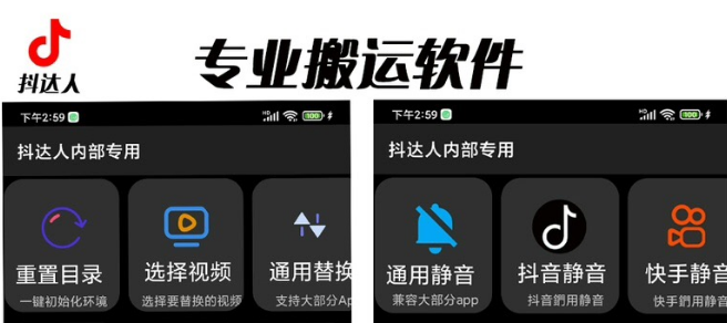 对外收费699抖音傻瓜式一键搬运，起号专用5分钟一个视频《软件+详细教程》-喃哩哩