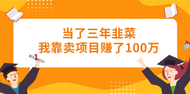 （10725期）当了三年韭菜我靠卖项目赚了100万-喃哩哩