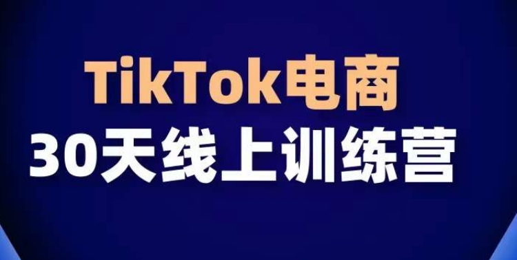 TikTok电商带货30天线上课，不可错过的全球流量洼地！-喃哩哩