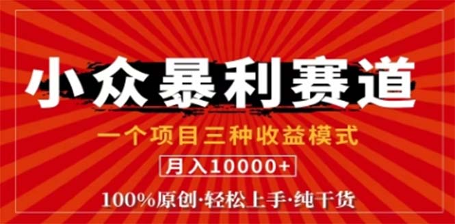 视频号最新爆火赛道，三种可收益模式，0粉新号条条原创条条热门 日入1000+-喃哩哩