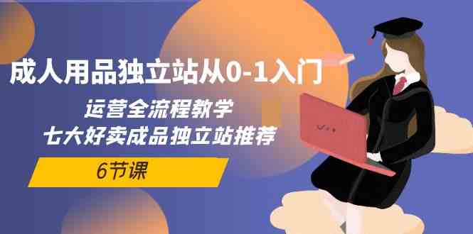 （10082期）成人用品独立站从0-1入门，运营全流程教学，七大好卖成品独立站推荐-6节课-喃哩哩