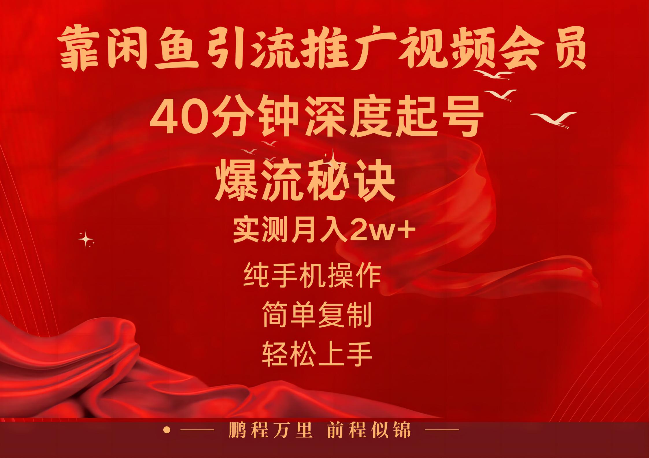 闲鱼暴力引流推广视频会员，能做到日入2W+，操作简单-喃哩哩