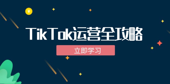 TikTok实战运营全攻略：从下载软件到变现，抖音海外版实操教程-喃哩哩