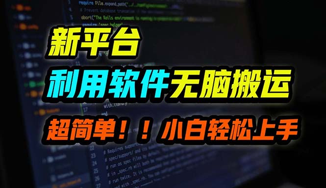 B站平台用软件无脑搬运，月赚10000+，小白也能轻松上手-喃哩哩