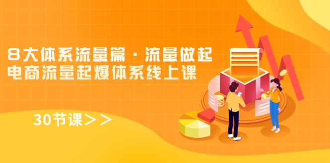 8大体系流量篇·流量做起，电商流量起爆体系线上课（30节课）-喃哩哩
