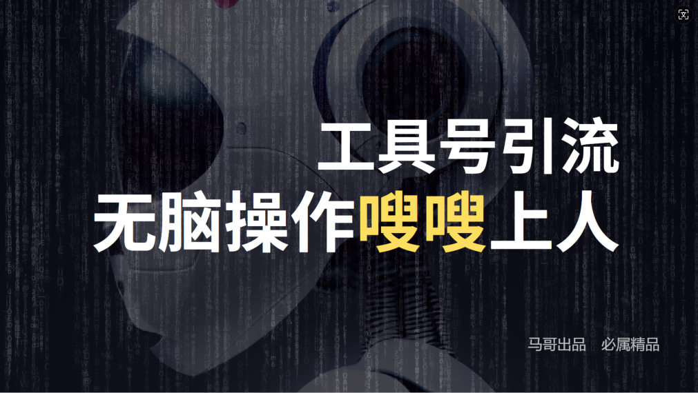 24年抖音最新工具号日引流300+创业粉，日入5000+-喃哩哩