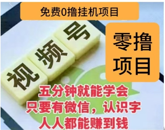 微信视频号挂机零成本撸米项目，单号一天收益多米，帐号越多收益就越高！-喃哩哩